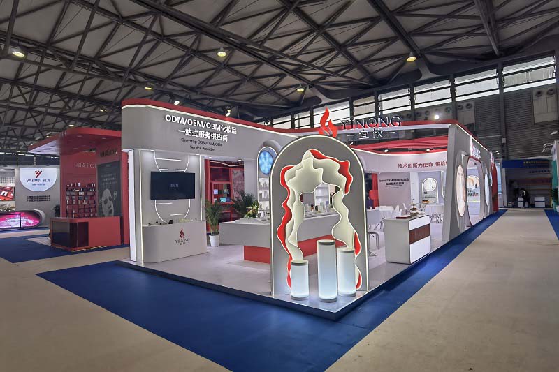 上海美博會展臺搭建-宜儂展位設計搭建-美湖